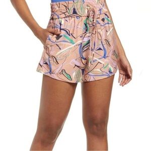 Lilly Pulitzer Doodle Print Open Edit High Waisted Shorts